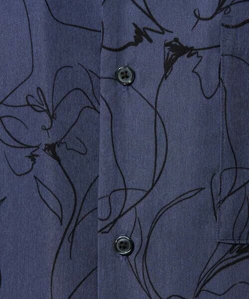 a.v.v / アー・ヴェ・ヴェ シャツ・ブラウス | 【イージーケア/洗濯機で洗える/速乾/接触冷感/毛玉になりにくい】センガプリントゴブソテオープンカラーシャツ | 詳細20