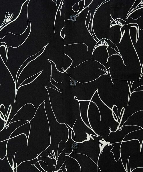 a.v.v / アー・ヴェ・ヴェ シャツ・ブラウス | 【イージーケア/洗濯機で洗える/速乾/接触冷感/毛玉になりにくい】センガプリントゴブソテオープンカラーシャツ | 詳細21