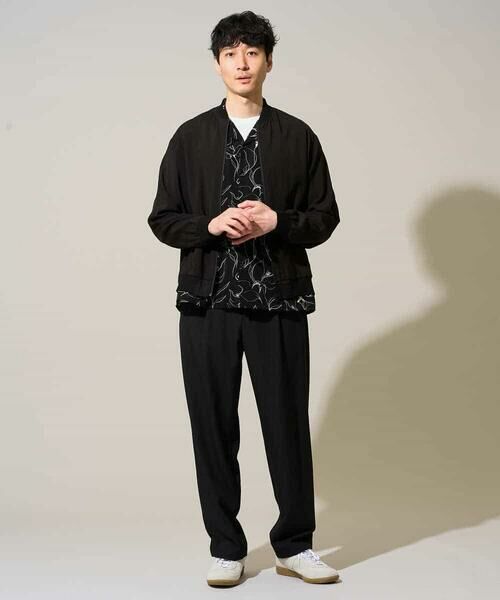 a.v.v / アー・ヴェ・ヴェ シャツ・ブラウス | 【イージーケア/洗濯機で洗える/速乾/接触冷感/毛玉になりにくい】センガプリントゴブソテオープンカラーシャツ | 詳細5