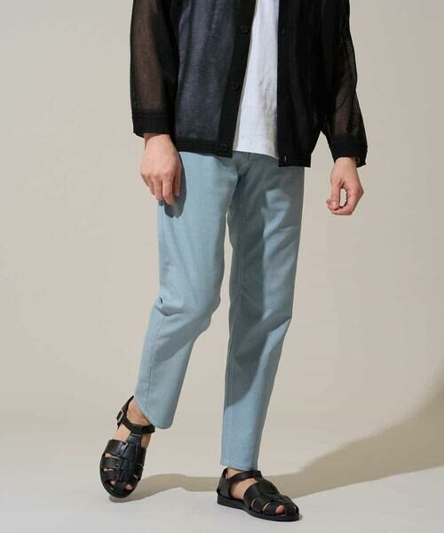 a.v.v / アー・ヴェ・ヴェ チノ・ワークパンツ | 【イージーケア/洗濯機で洗える/軽撥水/接触冷感/速乾/ストレッチ/毛玉になりにくい】ストレッチコードレーン5PKアンクルパンツ | 詳細15