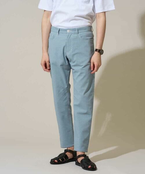 a.v.v / アー・ヴェ・ヴェ チノ・ワークパンツ | 【イージーケア/洗濯機で洗える/軽撥水/接触冷感/速乾/ストレッチ/毛玉になりにくい】ストレッチコードレーン5PKアンクルパンツ | 詳細19