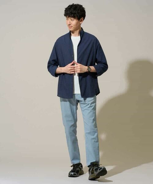 a.v.v / アー・ヴェ・ヴェ チノ・ワークパンツ | 【イージーケア/洗濯機で洗える/軽撥水/接触冷感/速乾/ストレッチ/毛玉になりにくい】ストレッチコードレーン5PKアンクルパンツ | 詳細2