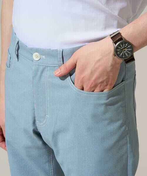 a.v.v / アー・ヴェ・ヴェ チノ・ワークパンツ | 【イージーケア/洗濯機で洗える/軽撥水/接触冷感/速乾/ストレッチ/毛玉になりにくい】ストレッチコードレーン5PKアンクルパンツ | 詳細23