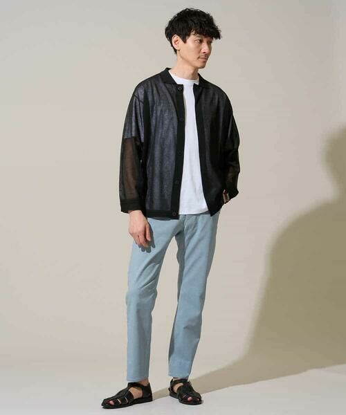 a.v.v / アー・ヴェ・ヴェ チノ・ワークパンツ | 【イージーケア/洗濯機で洗える/軽撥水/接触冷感/速乾/ストレッチ/毛玉になりにくい】ストレッチコードレーン5PKアンクルパンツ | 詳細3