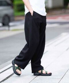 a.v.v / アー・ヴェ・ヴェ その他パンツ | 【イージーケア/洗濯機で洗える/毛玉になりにくい/シワになりにくい/ストレッチ】カチオンスラブ3Dイージーパンツ