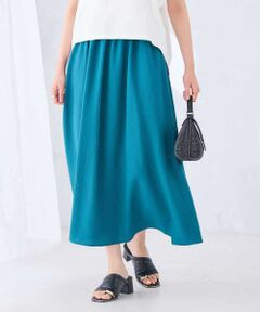 a.v.v / アー・ヴェ・ヴェ ロング・マキシ丈スカート | ぽこぽこイージーフレアスカート【洗える/接触冷感裏地】