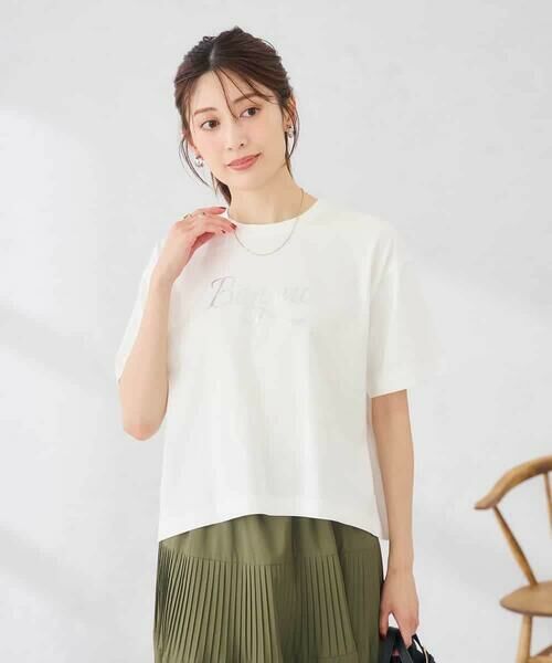 a.v.v / アー・ヴェ・ヴェ カットソー | 【接触冷感】クロップドロゴTシャツ | 詳細2