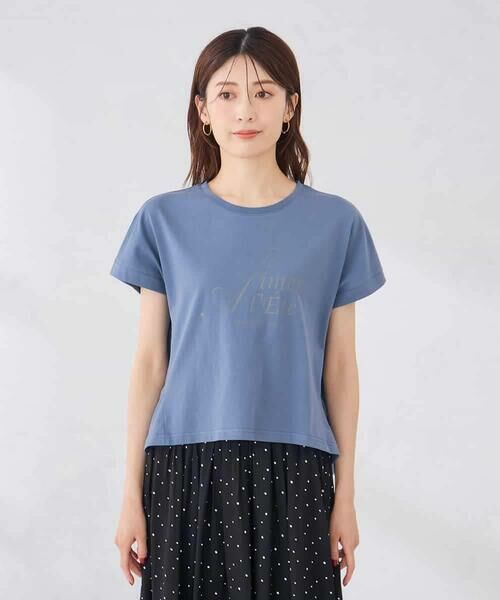 a.v.v / アー・ヴェ・ヴェ カットソー | 【UVカット/接触冷感】フォルムロゴＴシャツ | 詳細17