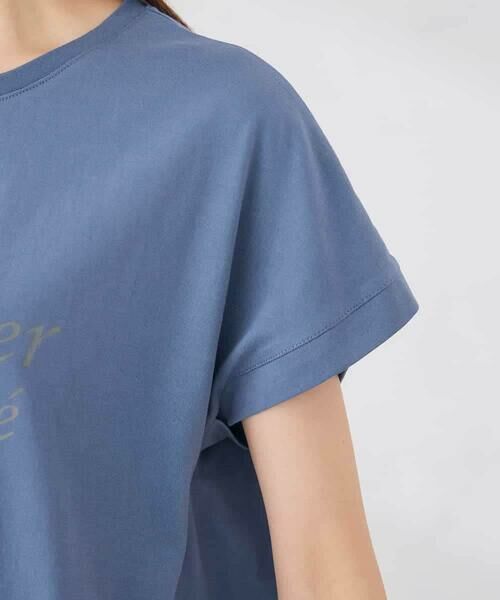a.v.v / アー・ヴェ・ヴェ カットソー | 【UVカット/接触冷感】フォルムロゴＴシャツ | 詳細21