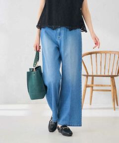 a.v.v / アー・ヴェ・ヴェ その他パンツ | ストレッチデニムワイドパンツ