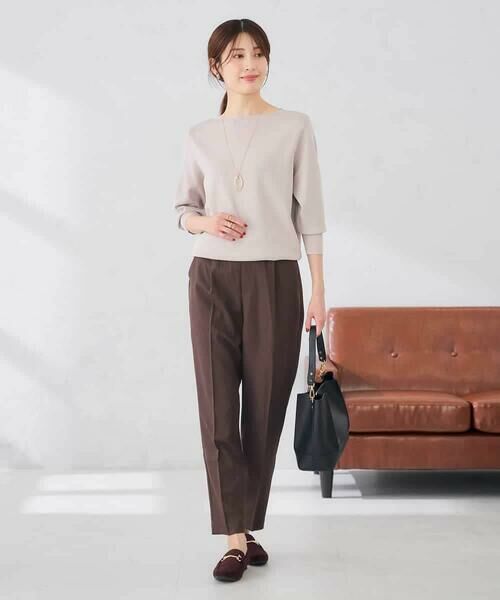 a.v.v / アー・ヴェ・ヴェ チノ・ワークパンツ | ［支持率NO.1/イージーケア/洗える］ラク魅せ スッキリ見え テーパード パンツ | 詳細13
