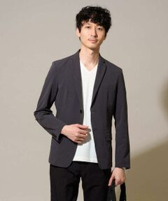 a.v.v / アー・ヴェ・ヴェ セットアップ | 【接触冷感/洗濯機で洗える/遮熱/毛玉・シワになりにくい/イージーケア/ストレッチ】ドットストレッチスマートジャケット