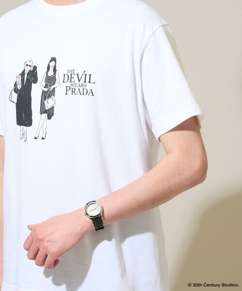 a.v.v / アー・ヴェ・ヴェ カットソー | プラダヲキタアクマプリントＴシャツ | 詳細10