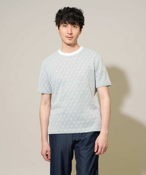 a.v.v / アー・ヴェ・ヴェ カットソー | 【イージーケア/洗濯機で洗える】ダイヤジャカードスマートＴシャツ | 詳細6