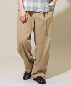 a.v.v / アー・ヴェ・ヴェ その他パンツ | 【イージーケア/洗濯機で洗える/毛玉・シワになりにくい/接触冷感/ストレッチ】ベルトツキワイドテーパードチノパンツ