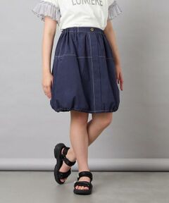 a.v.v / アー・ヴェ・ヴェ ロング・マキシ丈スカート | [130-160]裾ドロストスカート