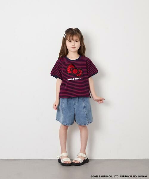 a.v.v / アー・ヴェ・ヴェ カットソー | [120-160]【サンリオ/ママとお揃いコーデが叶う】ハローキティTシャツ | 詳細7