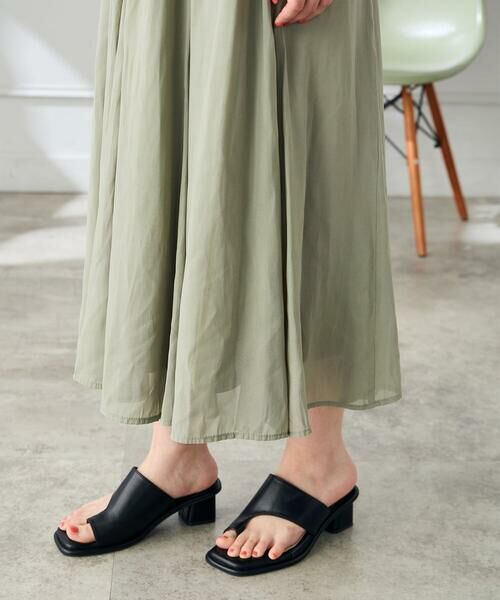 a.v.v / アー・ヴェ・ヴェ ロング・マキシ丈スカート | 【低身長サイズ】ゴアード切替フレアスカート | 詳細14