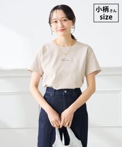a.v.v / アー・ヴェ・ヴェ カットソー | 【低身長サイズ/UVカット/接触冷感】コンパクトロゴTシャツ