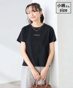 a.v.v / アー・ヴェ・ヴェ カットソー | 【低身長サイズ/UVカット/接触冷感】コンパクトロゴTシャツ