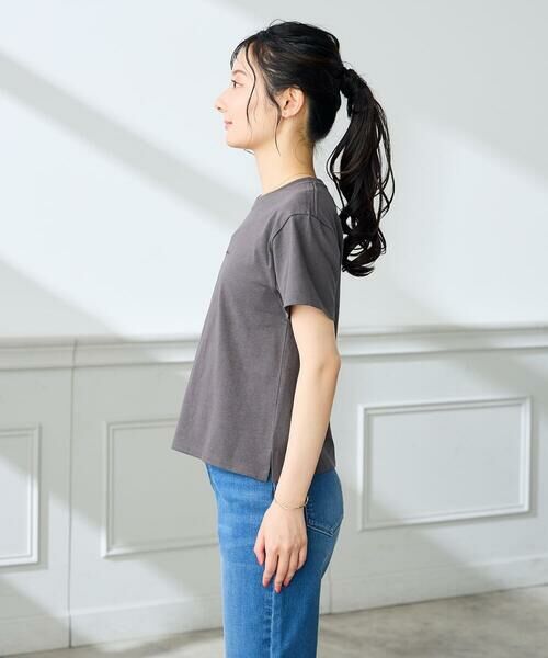 a.v.v / アー・ヴェ・ヴェ カットソー | 【低身長サイズ】コンパクトロゴTシャツ【接触冷感/UVカット/コットン100%】 | 詳細20