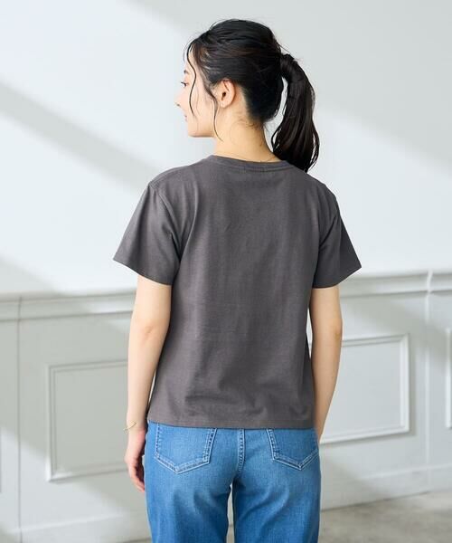 a.v.v / アー・ヴェ・ヴェ カットソー | 【低身長サイズ】コンパクトロゴTシャツ【接触冷感/UVカット/コットン100%】 | 詳細21