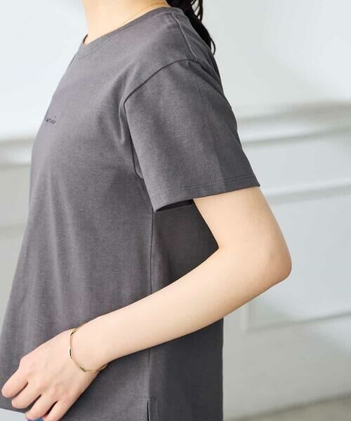 a.v.v / アー・ヴェ・ヴェ カットソー | 【低身長サイズ】コンパクトロゴTシャツ【接触冷感/UVカット/コットン100%】 | 詳細23