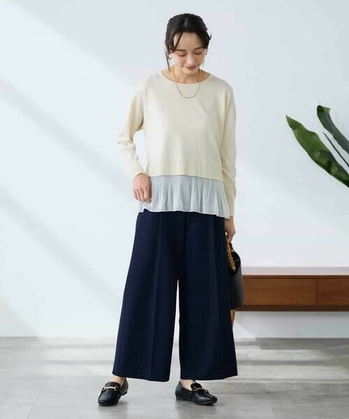 a.v.v / アー・ヴェ・ヴェ その他パンツ | 【低身長サイズ】【洗える】ハイウエストワイドパンツ | 詳細7
