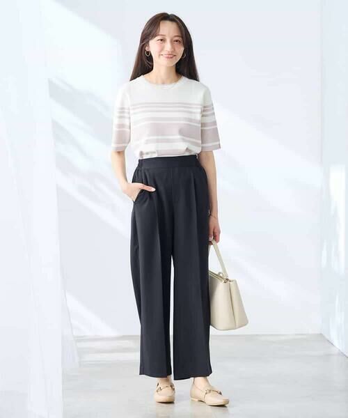 a.v.v / アー・ヴェ・ヴェ その他パンツ | 【低身長サイズ】スッキリ見えワイドパンツ［接触冷感/速乾/UVカット/イージーケア］ | 詳細11