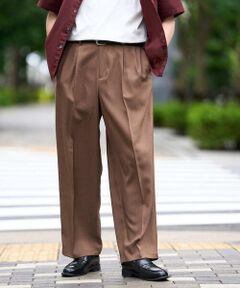 a.v.v / アー・ヴェ・ヴェ その他パンツ | 【接触冷感/イージーケア/洗濯機で洗える/毛玉になりにくい】ツイルストレッチサイドアジャスターワイドパンツ