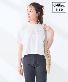 a.v.v / アー・ヴェ・ヴェ カットソー | 【低身長サイズ/接触冷感】クロップドロゴTシャツ