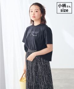 a.v.v / アー・ヴェ・ヴェ カットソー | 【低身長サイズ/接触冷感】クロップドロゴTシャツ