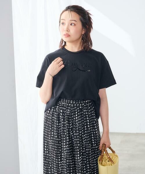 a.v.v / アー・ヴェ・ヴェ カットソー | 【低身長サイズ/接触冷感】クロップドロゴTシャツ | 詳細6