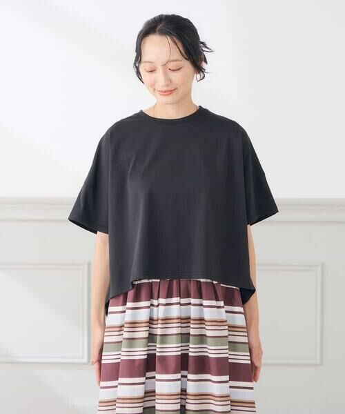 a.v.v / アー・ヴェ・ヴェ カットソー | 【低身長サイズ】バックシャーリングTシャツ | 詳細18