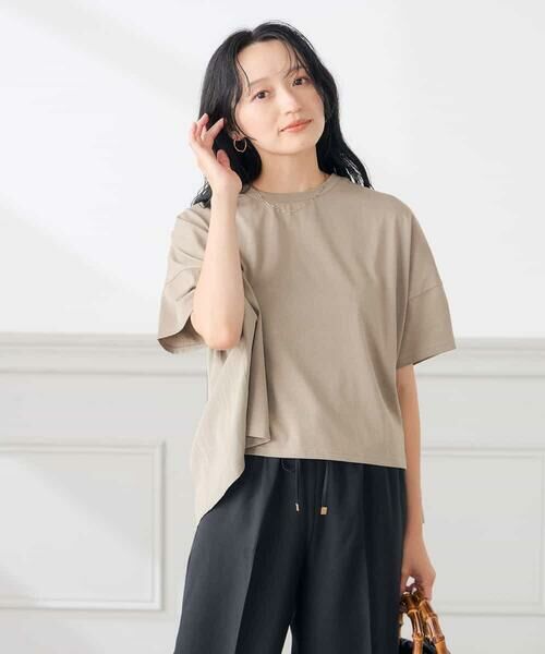 a.v.v / アー・ヴェ・ヴェ カットソー | 【低身長サイズ】バックシャーリングTシャツ | 詳細8