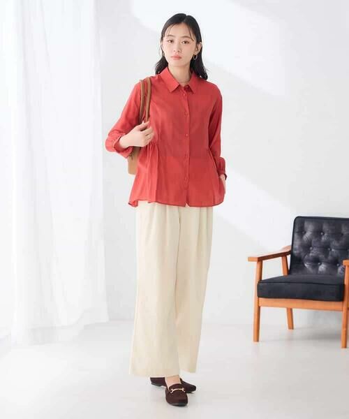 a.v.v / アー・ヴェ・ヴェ シャツ・ブラウス | バックフレア シャツ | 詳細4