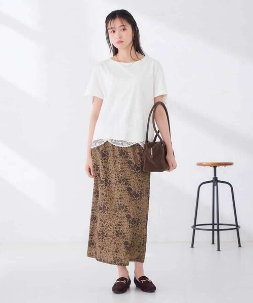 a.v.v / アー・ヴェ・ヴェ カットソー | ウェーブレースヘムTシャツ | 詳細18