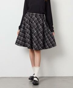 a.v.v / アー・ヴェ・ヴェ ロング・マキシ丈スカート | [120-160]【洗える】モノトーンフレアスカート
