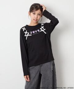 a.v.v / アー・ヴェ・ヴェ カットソー | [110-150]【サンリオ/数量限定】クロミレースアップTシャツ