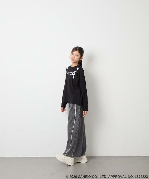 a.v.v / アー・ヴェ・ヴェ カットソー | [110-150]【サンリオ/数量限定】クロミレースアップTシャツ | 詳細20