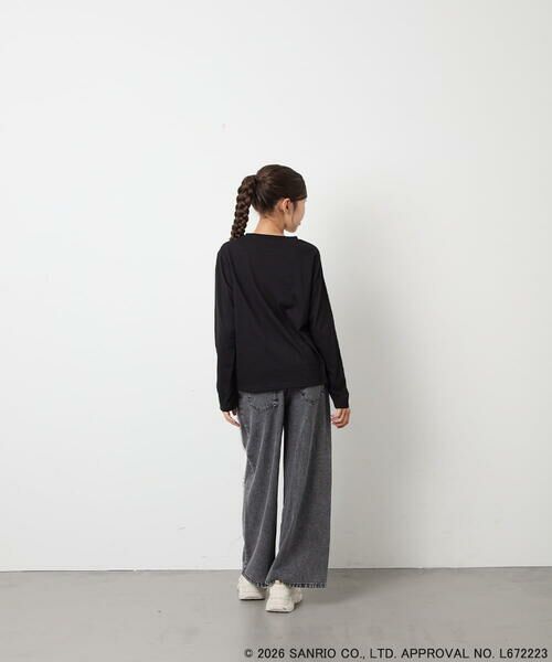 a.v.v / アー・ヴェ・ヴェ カットソー | [110-150]【サンリオ/数量限定】クロミレースアップTシャツ | 詳細21