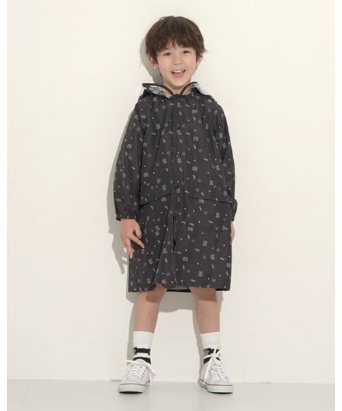 b・ROOM / ビールーム その他アウター | 収納袋入りアソートレインコート（黒）