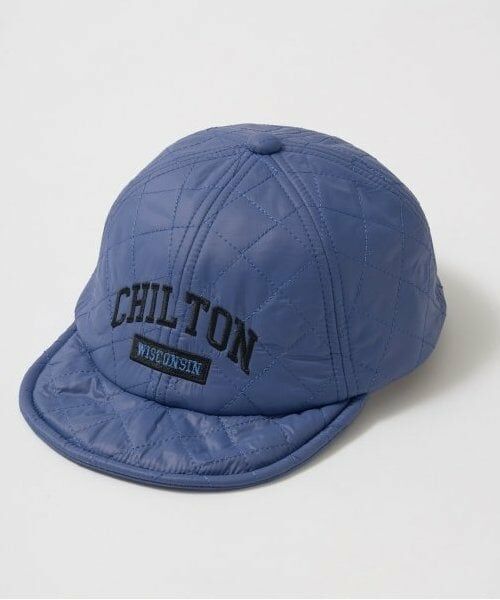 b・ROOM / ビールーム キャップ | キルティング刺繍キャップ（ブルー）