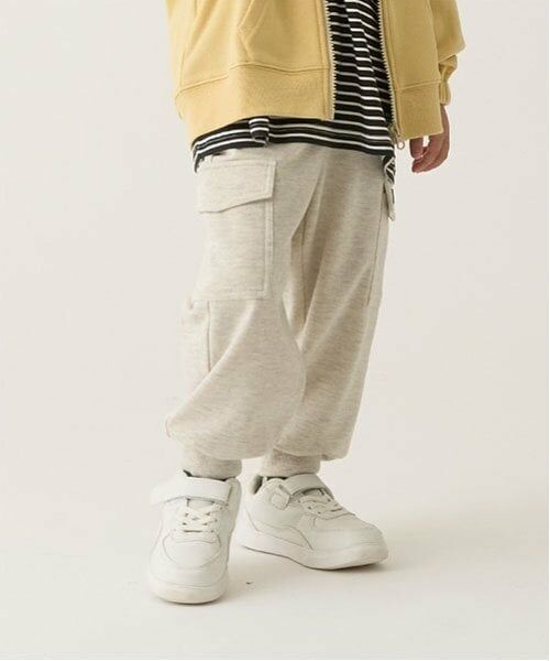 b・ROOM / ビールーム その他パンツ | 【セットアップ可能】カーゴスウェットパンツ（オートミール）