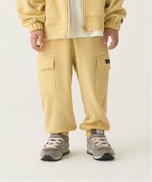 b・ROOM / ビールーム その他パンツ | 【セットアップ可能】カーゴスウェットパンツ（カラシ）