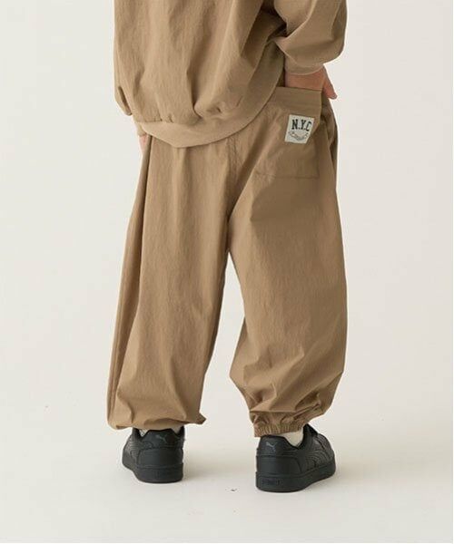 b・ROOM / ビールーム その他パンツ | 【セットアップ可能】ナイロンパンツ（ベージュ）