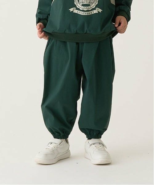 b・ROOM / ビールーム その他パンツ | 【セットアップ可能】ナイロンパンツ（ディープ グリーン）