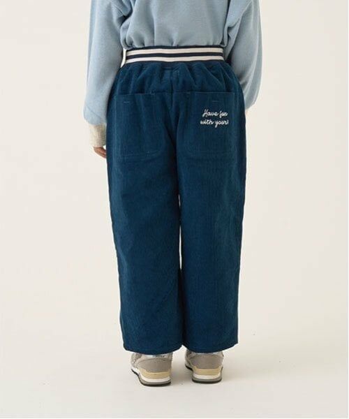 b・ROOM / ビールーム その他パンツ | コーデュロイテーパードパンツ（インクブルー）