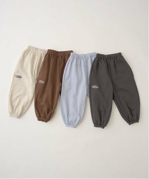 b・ROOM / ビールーム その他パンツ | 【セットアップ可能】【毛玉バイバイ裏起毛裏毛】切替えスウェットパンツ | 詳細1