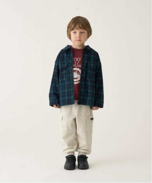 b・ROOM / ビールーム シャツ・ブラウス | ビッグシルエット長袖チェックシャツ(ジップアップ) | 詳細10